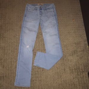 Light blue Holister skinny jeans